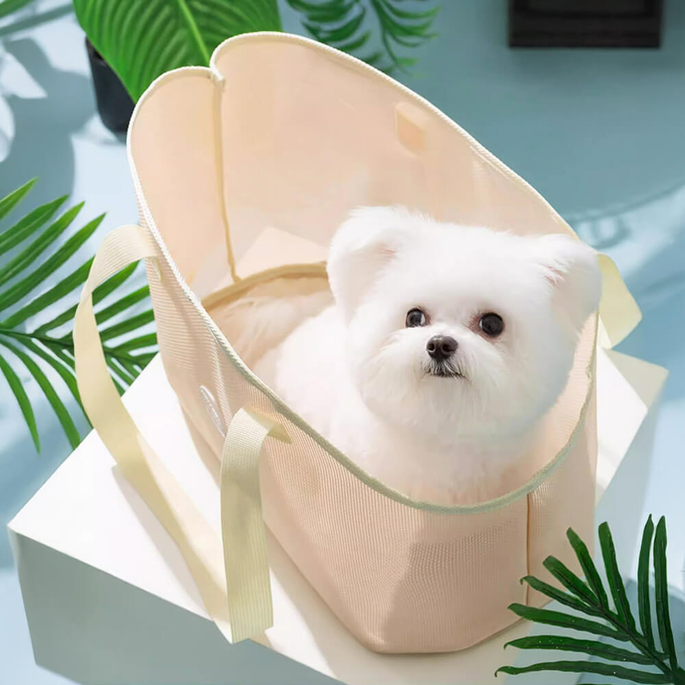 Sac de transport léger en maille pour petits chiens et chats
