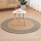 Tapis en jute tissé à la main style nordique durable avec franges pour chat