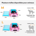 Lit pour animal convertible voiture de course - Fast et Fur