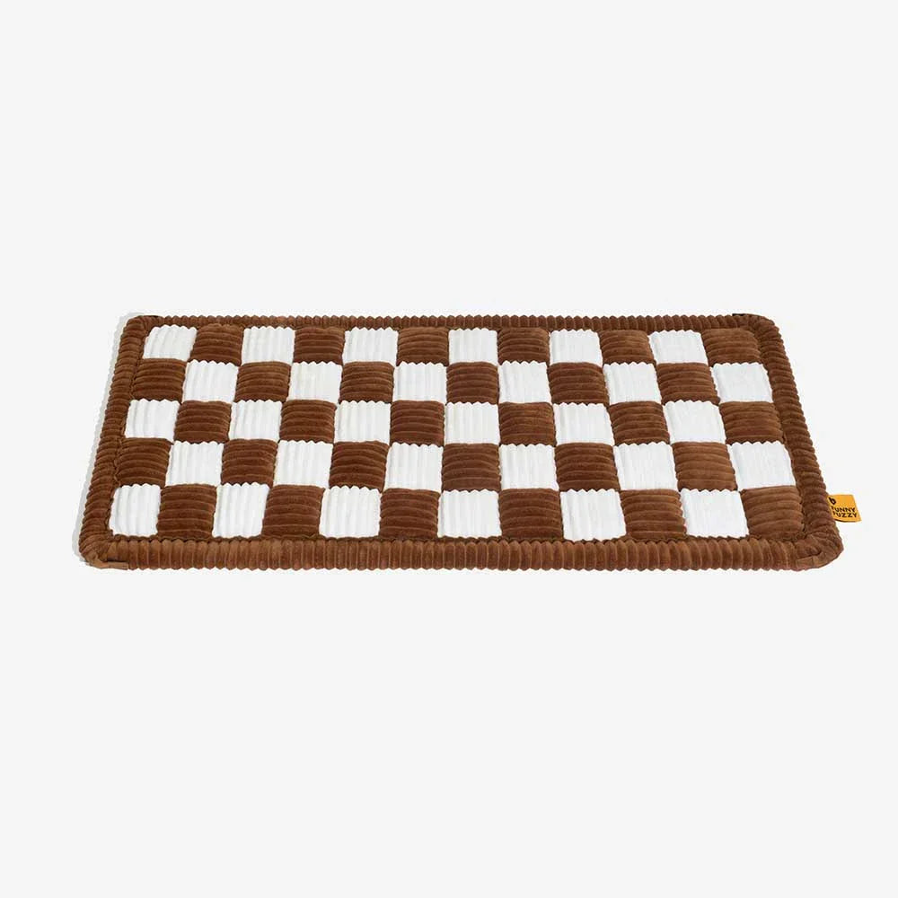 Tapis pour chien en plaid doux et antidérapant pour extension de siège auto