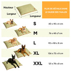 Tapis réversible apaisant imperméable pour chien de luxe