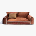 Lit chien orthopédique velours de soie deluxe coussin amovible - RegalRest