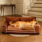 Lit chien orthopédique velours de soie deluxe coussin amovible - RegalRest