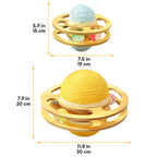 Balle à gratter en sisal jouet interactif pour chat