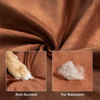 Lit chien orthopédique velours de soie deluxe coussin amovible - RegalRest