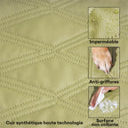 Tapis réversible apaisant imperméable pour chien de luxe