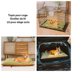 Tapis réversible apaisant imperméable pour chien de luxe