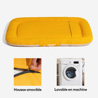 Tapis orthopédique imperméable et résistant aux rayures pour chien motif coloris block - Trek Lounge