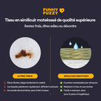 Tapis réversible apaisant imperméable pour chien de luxe