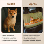 Housse de siège de voiture imperméable et antidérapante pour grands chiens - Urban Voyager