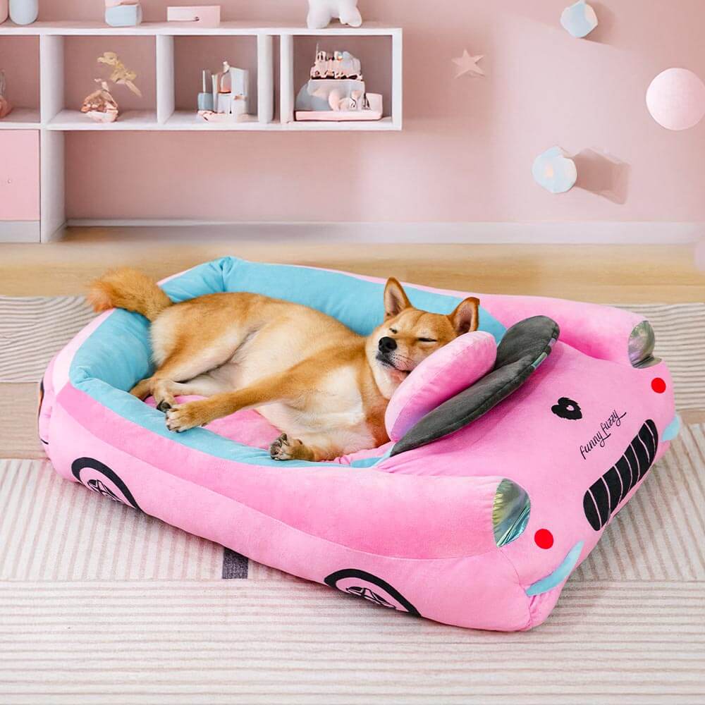 Lit pour animal convertible voiture de course - Fast et Fur