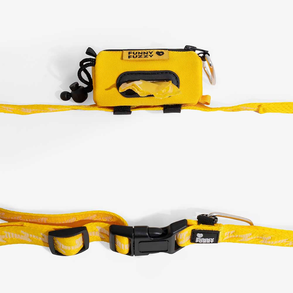 Distributeur étanche de sacs à crottes avec laisse Flexi Walker FUNNYFUZZY-Exclusif app