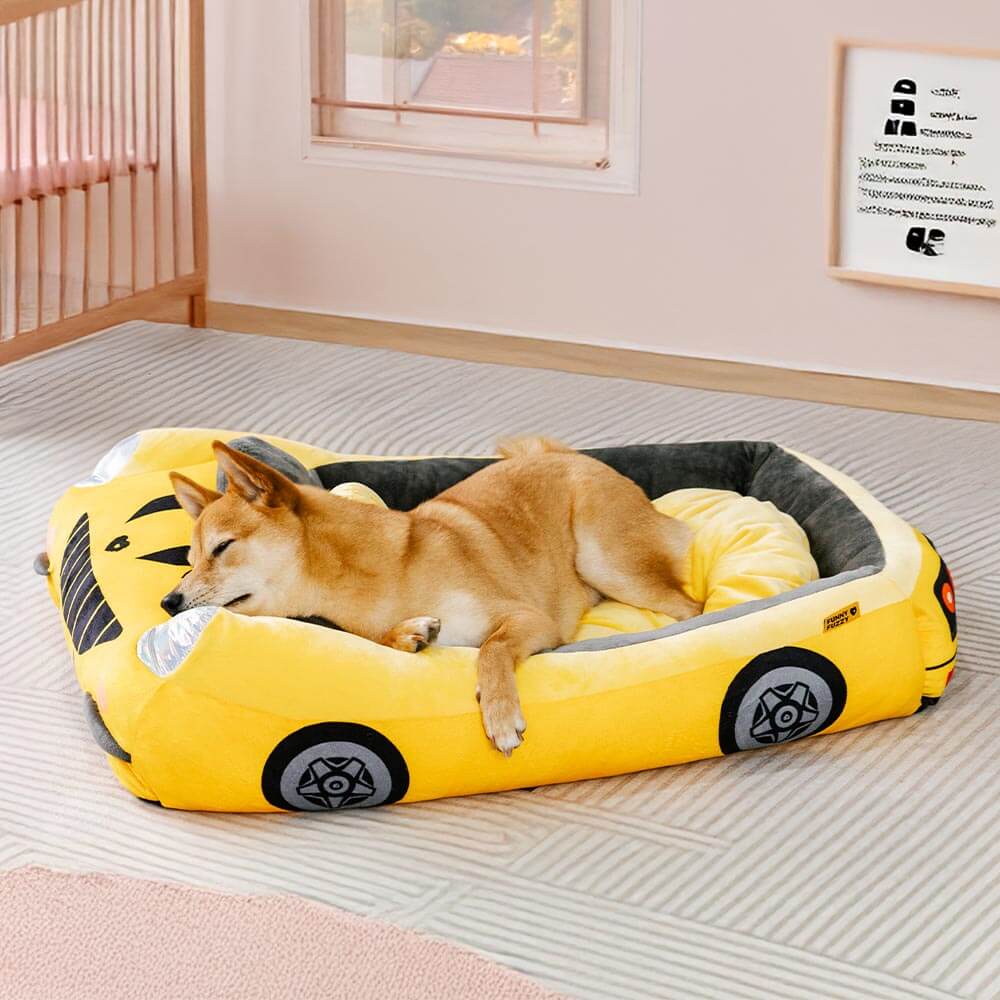 Lit pour animal convertible voiture de course - Fast et Fur