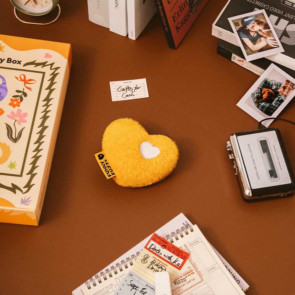 Jouet pour chien en peluche avec couineur FunnyFuzzy