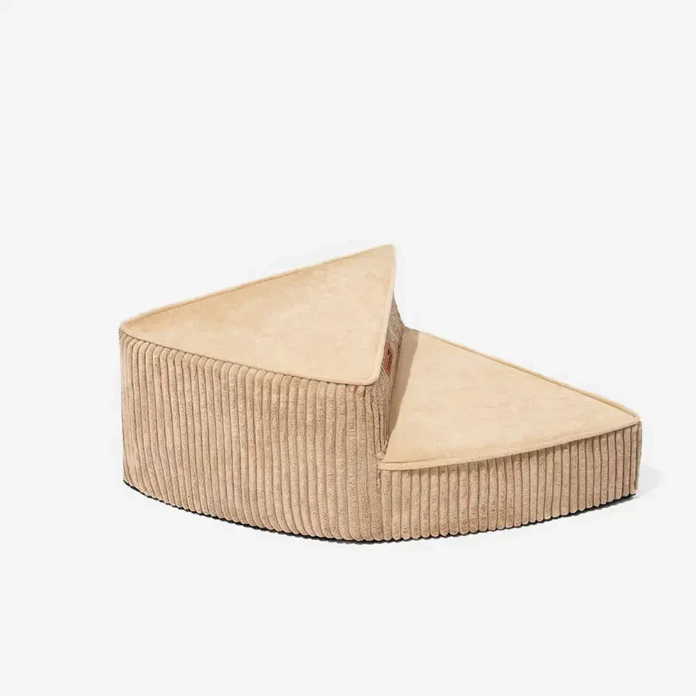 Escalier pour animaux en spirale amovible en velours côtelé confortable et amical pour les articulations - CreamyStep