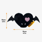 Jouet pour chien en peluche avec couinement spécial Halloween - Bat Heart