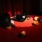 Jouet pour chien en peluche avec couinement spécial Halloween - Bat Heart
