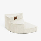 Escalier pour animaux en spirale amovible en velours côtelé confortable et amical pour les articulations - CreamyStep