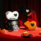 Jouet pour chien en peluche avec couinement spécial Halloween - Bat Heart