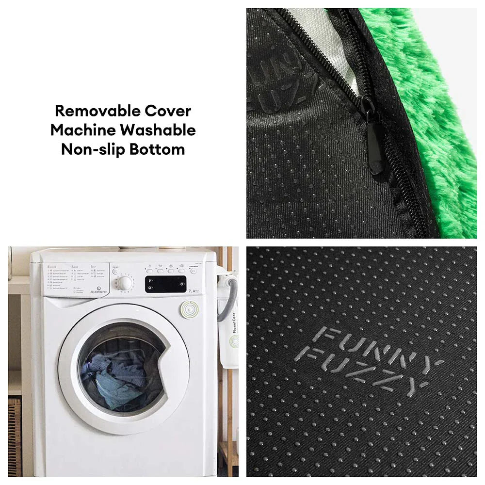 Coussin pour chien en peluche apaisant FUNNYFUZZY en forme de couronne de Noël – HolidaySnuggle