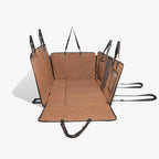 Housse de siège auto hamac pour chien en similicuir haut de gamme déperlante-RideProtector