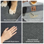 Escalier pour animaux en spirale amovible en velours côtelé confortable et amical pour les articulations - CreamyStep