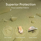 Siège auto console centrale pour animaux en similicuir avec fonction transporteur - Urban Voyager