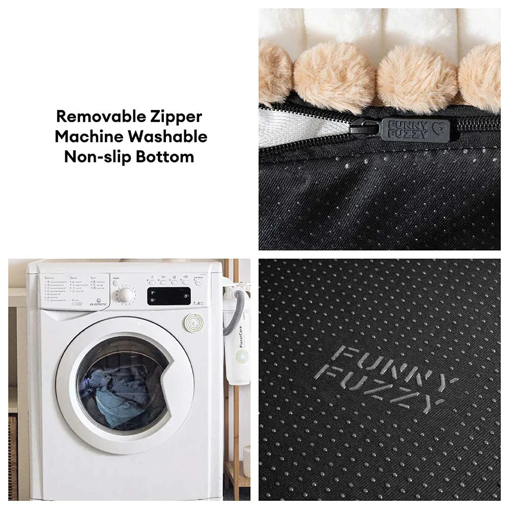 Lit orthopédique pour chien inspiré des biscuits en peluche confortable avec coussin – SweetNap