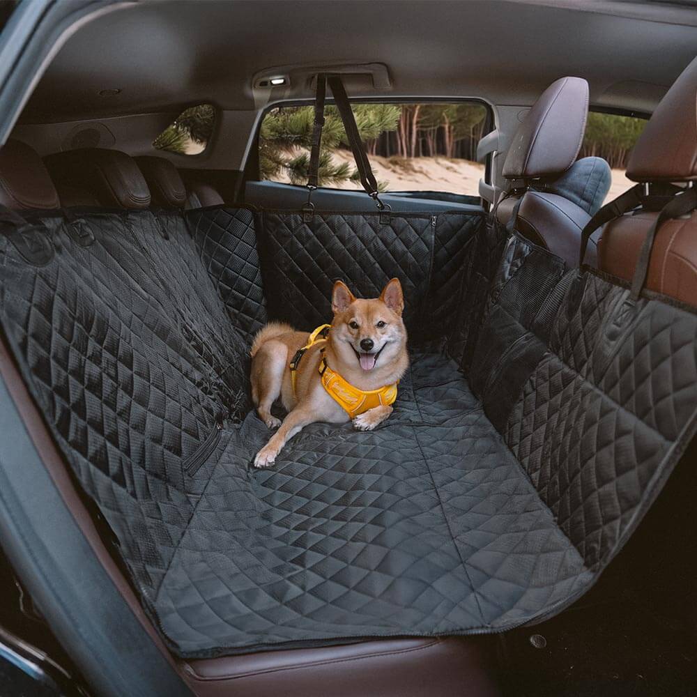 Housse de siège arrière imperméable et multifonction pour chien convertible pour voiture