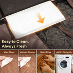 Housse de siège auto pour chien en simili cuir premium résistante à l'eau - RideProtector