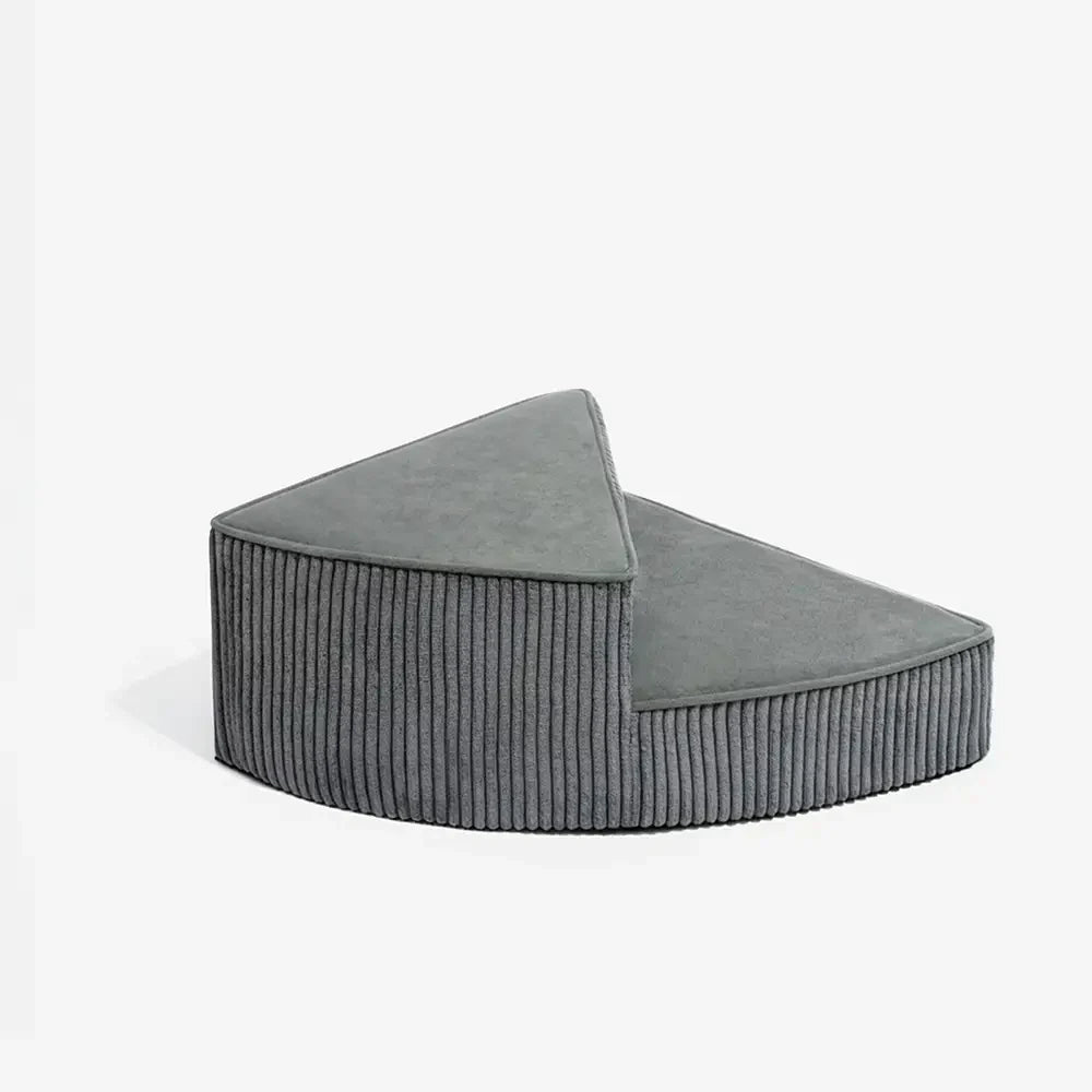 Escalier pour animaux en spirale amovible en velours côtelé confortable et amical pour les articulations - CreamyStep