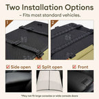 Siège auto console centrale pour animaux en similicuir avec fonction transporteur - Urban Voyager