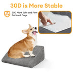 Rampes d'escalier modulaires en mousse pour chiens avec fixation Velcro