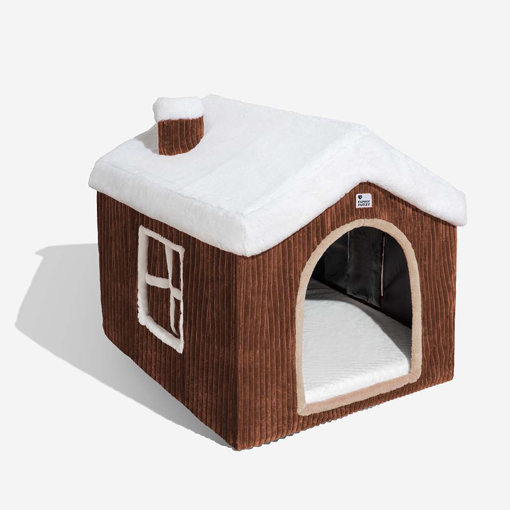 Maison de neige de Noël Grande maison pour humains et animaux