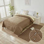 Tapis matelas imperméable antidérapant à motif géométrique pour animaux multiusages