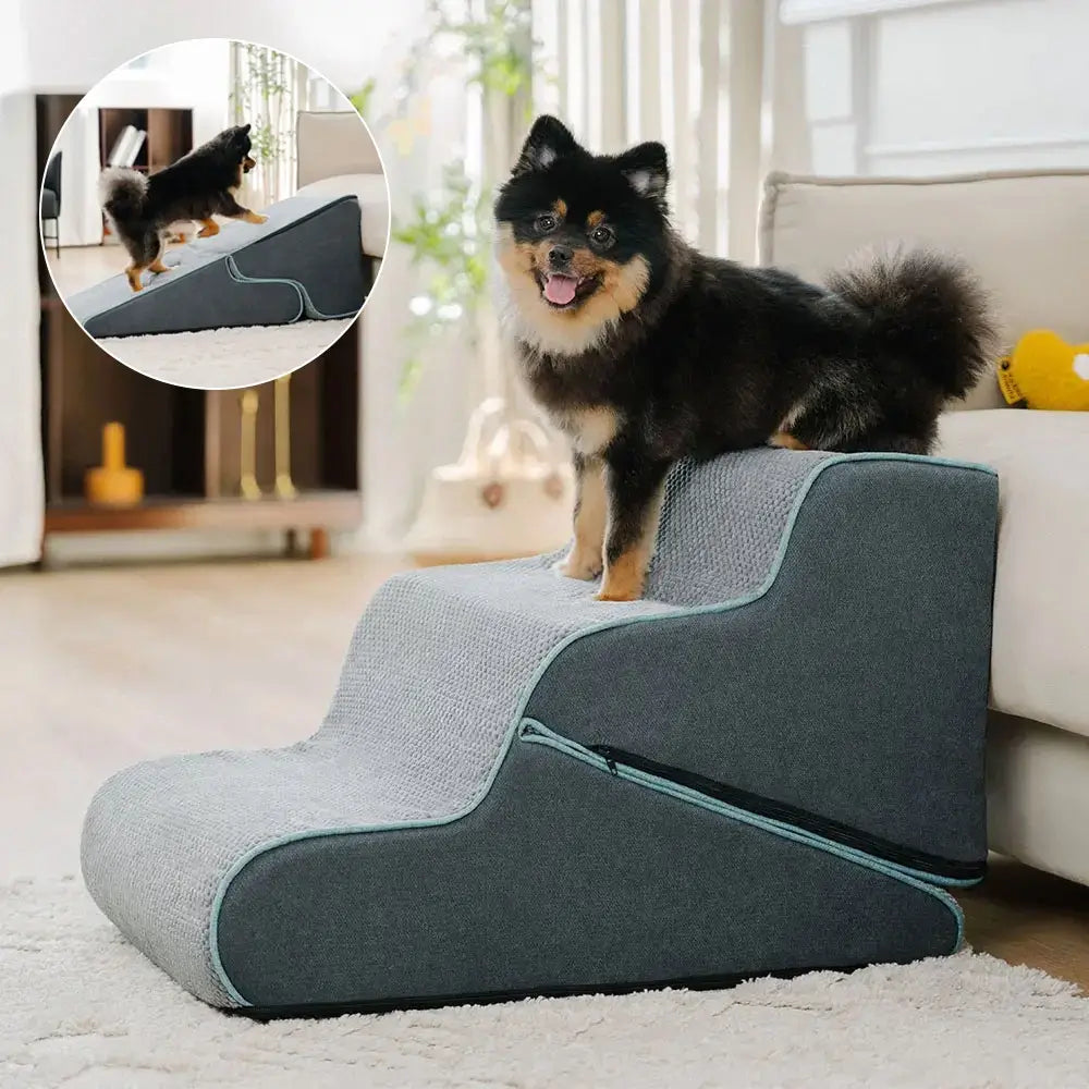 Escaliers pour chien pliables 2 en 1 multifonction avec fonction rampe