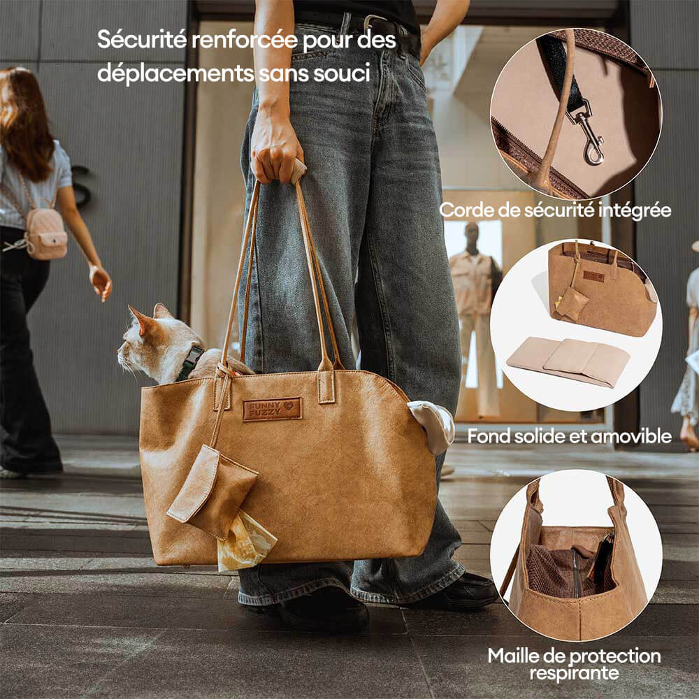 Transporteur pour animaux écologique en nylon Dupont imperméable - City Roamer