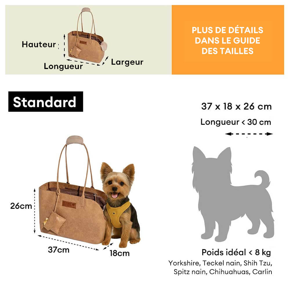 Transporteur pour animaux écologique en nylon Dupont imperméable - City Roamer
