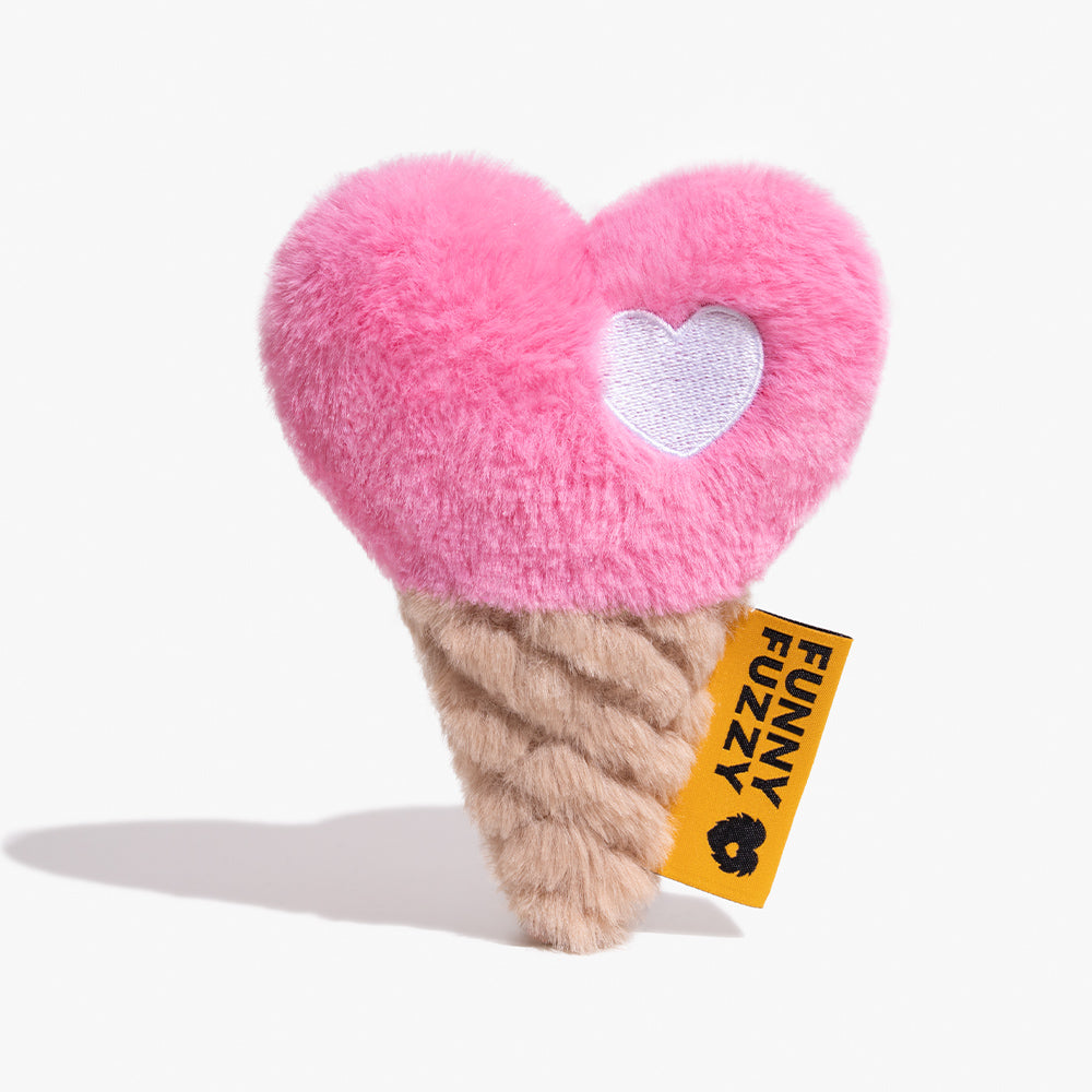 Jouet pour chien en peluche avec couineur FunnyFuzzy