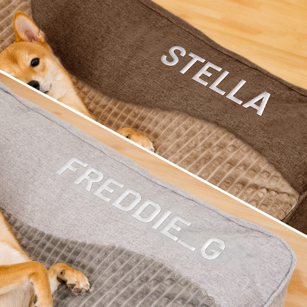 Grand lit épais et anti-rayures pour chien