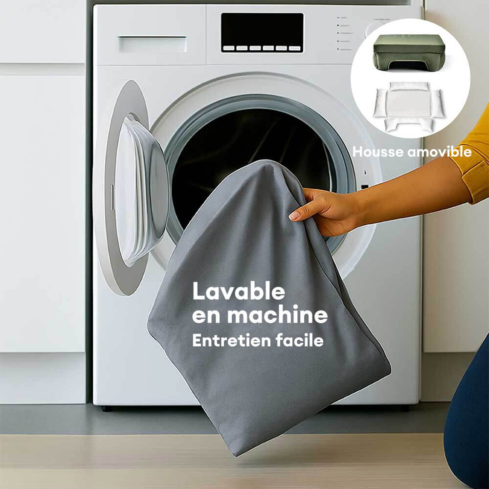 Lit pour chien style nordique imperméable anti-rayures lavable avec coussin