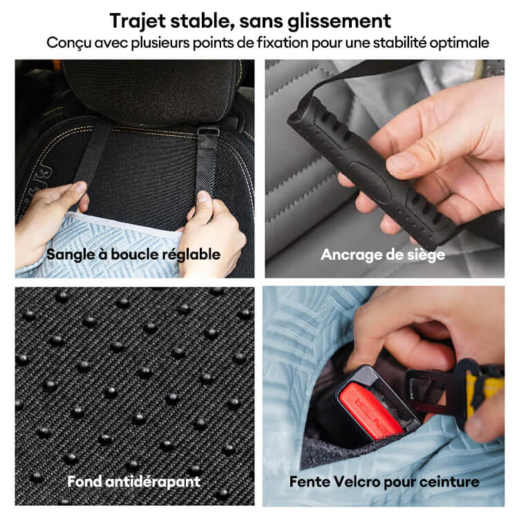 Coussin de sécurité pour chien grande taille Chill Rover pour voyage frais en voiture