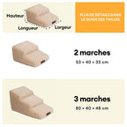 Rampe d'accès douce pour chien escalier pour lit et canapé protection des articulations