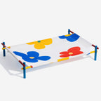 Lit élevé en aluminium avec imprimé estival - Paradis d'été