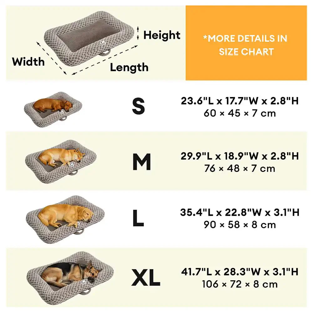 Tapis pour animaux en peluche à double face à motif losange multi-usage - ComfyEase