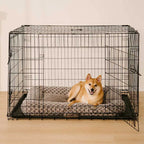 Tapis pour animaux en peluche à double face à motif losange multi-usage - ComfyEase