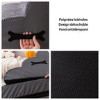 Escaliers pour chien réglables doux antidérapants et lavables avec rampe douce