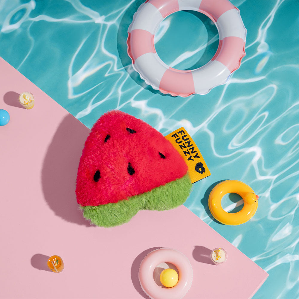 Jouet pour chien en peluche avec couineur FunnyFuzzy