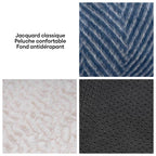 Canapé-lit lavable en peluche pour chien - Crème Douce