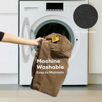 Lit orthopédique pour chien en velours côtelé anti-rayures amovible avec coussin - ComfySofa